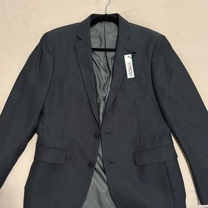 Men's JF J.Ferrari Gray Slim Suit  - New With Tags Never Worn - 38 SH